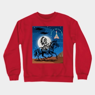 Ghosts of the pale moon Crewneck Sweatshirt